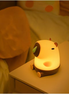 Capybara Night Light – Touch Control, Soft & Cozy LED Light, Silicone - USB Rechargeable Girls Newborn Room Decor Silicone Cute Night Light for Kids USB Rechargeable for Children Gift Light Touch Silicone - pzsku/Z8091D91B4DFB85A263ECZ/45/_/1738828911/31516c2e-56af-42e4-b64b-8b1053a6909d