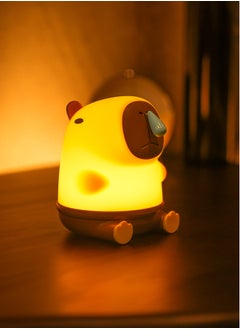 Capybara Night Light – Touch Control, Soft & Cozy LED Light, Silicone - USB Rechargeable Girls Newborn Room Decor Silicone Cute Night Light for Kids USB Rechargeable for Children Gift Light Touch Silicone - pzsku/Z8091D91B4DFB85A263ECZ/45/_/1738829032/74c1e495-674b-46d7-ae60-0466d7af0e9b