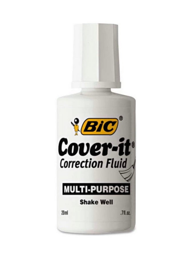 Bic - 1 X Bic 20Ml 0.7 Fl. Oz. Wite Out Cover It Correction Fluid - Image 1