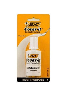 Bic 1 X Bic 20Ml 0.7 Fl. Oz. Wite Out Cover It Correction Fluid  - Image 2