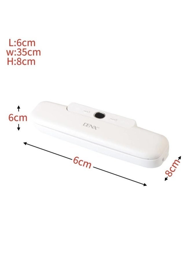 Denx 120W Vacuum Bag Sealer with 60kPa Vacuum and Automatic Shut-Off for Food Preservation and Heat Sealing of Bags, Model DX1782 - Image 4