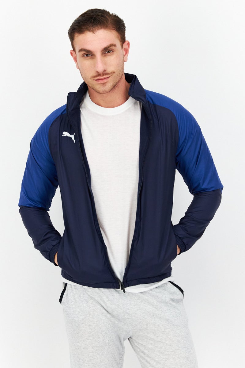 PUMA سترة رياضية مناسبة للرجال، باللون الأزرق الداكن - Image 1