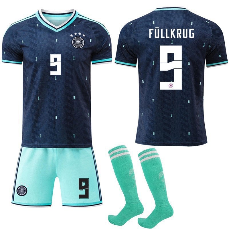 Football Training Uniform 2627 Germany Away World Cup Football Jersey No. 8 Kroos 7 Havertz Set 10 - Image 4