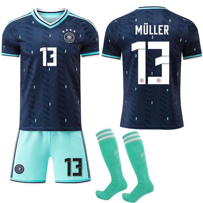 Football Training Uniform 2627 Germany Away World Cup Football Jersey No. 8 Kroos 7 Havertz Set 10 - Image 3