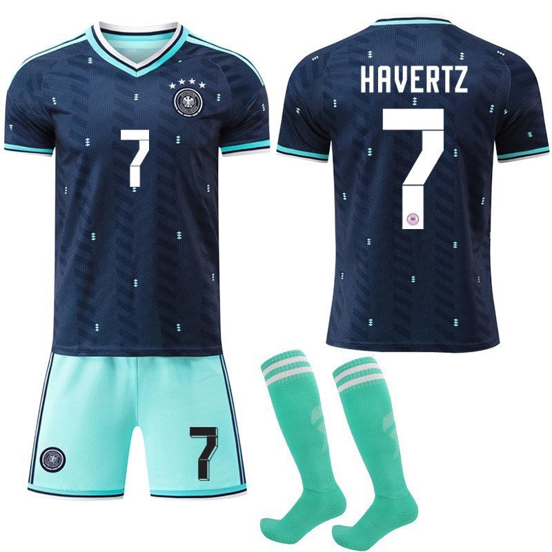 Football Training Uniform 2627 Germany Away World Cup Football Jersey No. 8 Kroos 7 Havertz Set 10 - Image 5