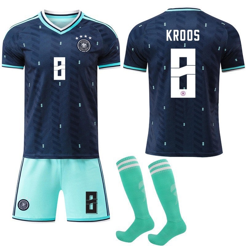 Football Training Uniform 2627 Germany Away World Cup Football Jersey No. 8 Kroos 7 Havertz Set 10 - Image 2