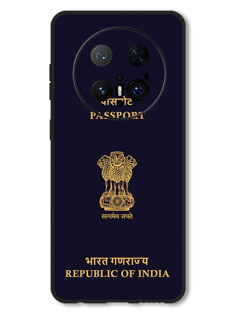 Theodor Case Compatible with Huawei Mate 70 Pro/ 70 Pro + Protection Shockproof Bumper Cover India Passport - Image 1