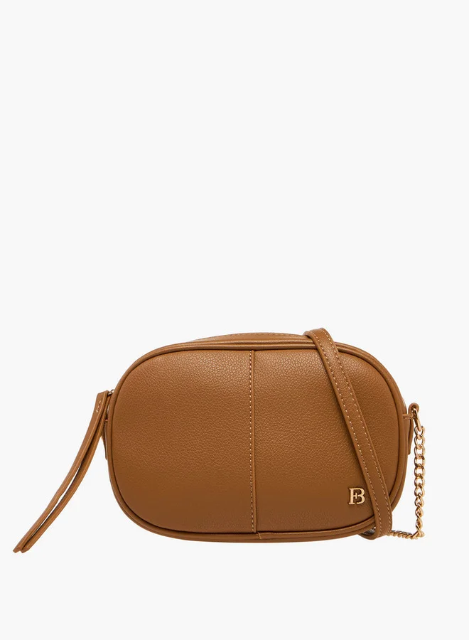 فلورا بيلا من شو إكسبرس Solid Crossbody Bag with Adjustable Strap and Zip Closure