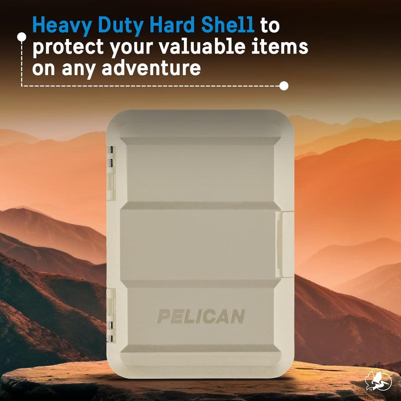 Pelican MagSafe Wallet for iPhone - Heavy Duty MIL-STD Snap-On Phone Magnetic Wallet and Phone Card Holder - Detachable and Slim Hard Case for iPhone 17 Pro Max/16 Pro Max/15/14/Pixel 10- Desert Tan - Image 2