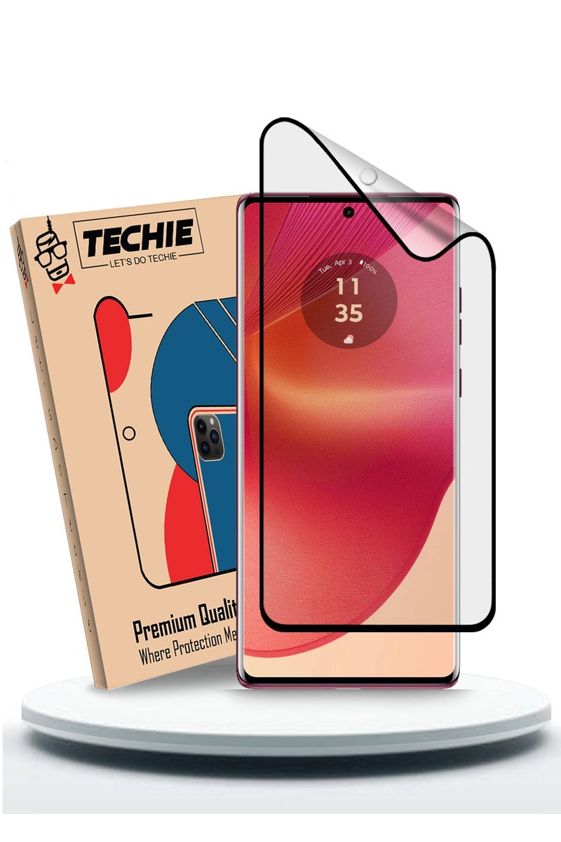 Techie Matte Ceramic Screen Protector Film for Motorola Edge 50 fusion 5G – Smooth Feel Anti Fingerprint Bubble Free - Image 1
