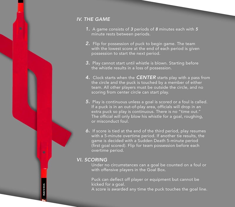 Cramer Cosom Elementary Plastic Hockey Sticks for Floor Hockey, Ice Hockey, and Street Hockey for Kids, Youth Hockey Training Equipment, Physical Education Equipment, Plastic 36" Stick, Standard Shaft - Image 4