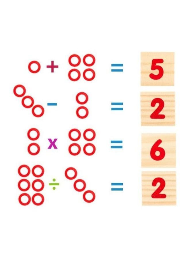 NIBEMINENT DIY Deluxe Wooden Learn Number Puzzle - Image 2