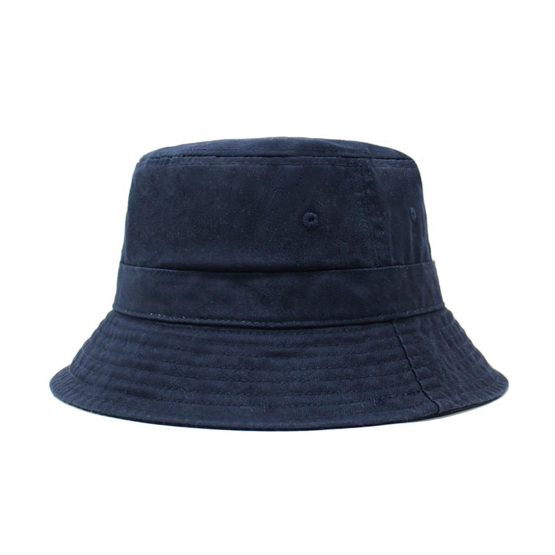 CHOK.LIDS Hot Summer Bucket Hat - Trendy Cotton Sun Hat for Beach, Golf, Fishing - Fun Outdoor Vacation Boonie for Men and Women (Navy.) - Image 1