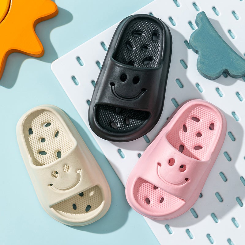 Children'S Bathroom Slippers Soft And Lightweight Girls' Boys Summer Water Leakage Quick-Drying Bath Non-Slip Hollow-Out Household Sandals And Slippers - Image 4