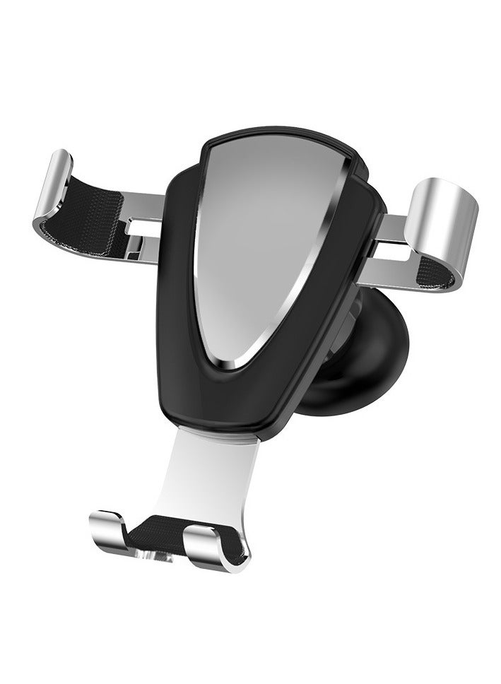 KUYING Creative mobile phone in car sensing gravity bracket, air outlet, universal metal car navigation mobile phone bracket customization  - Image 1