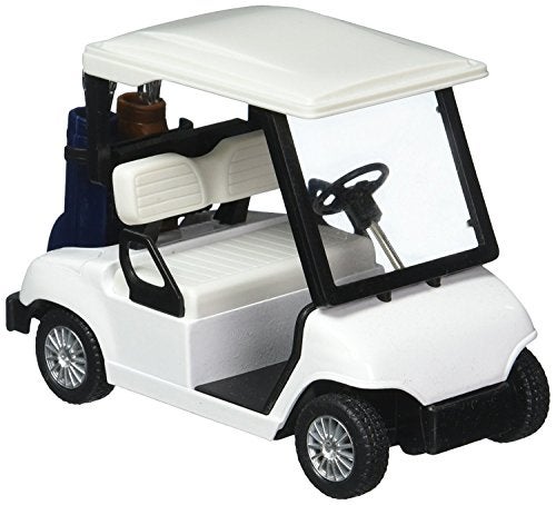 KinsFun Golf Cart 4 Die Cast Metal Model Pullback Action Toy Green - Image 1