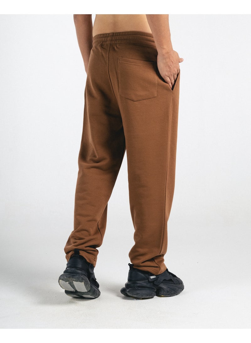 Feathers Men’s straight leg cotton sweatpants with a back pocket - Image 2