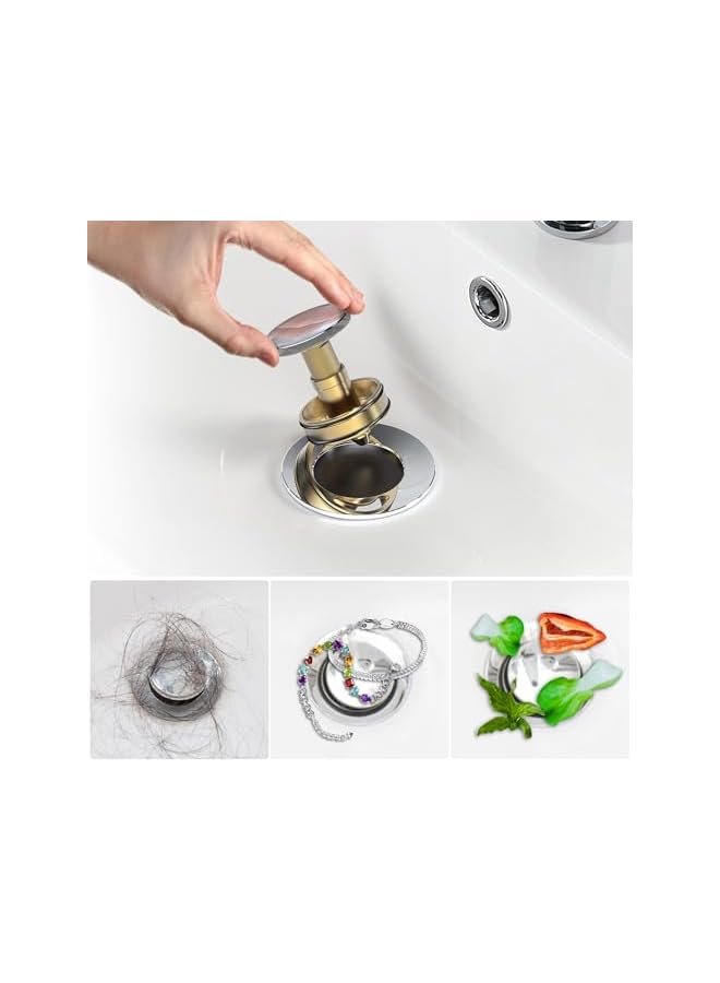 The Bros Siphon with Drain Fitting without Overflow for Sink, Universal Tubular Siphon for Washbasin, Universal Siphon with Cleaning Opening and Drain Valve, Brass Syphon Siphon Pop Up Drain Fitting - Image 3