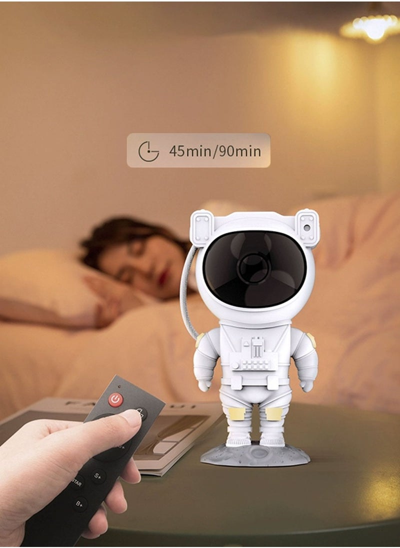 Generic - Astronaut Starry Sky Projector Lamp USB Starry Ambience Lamp Astronaut Ornament - Image 1