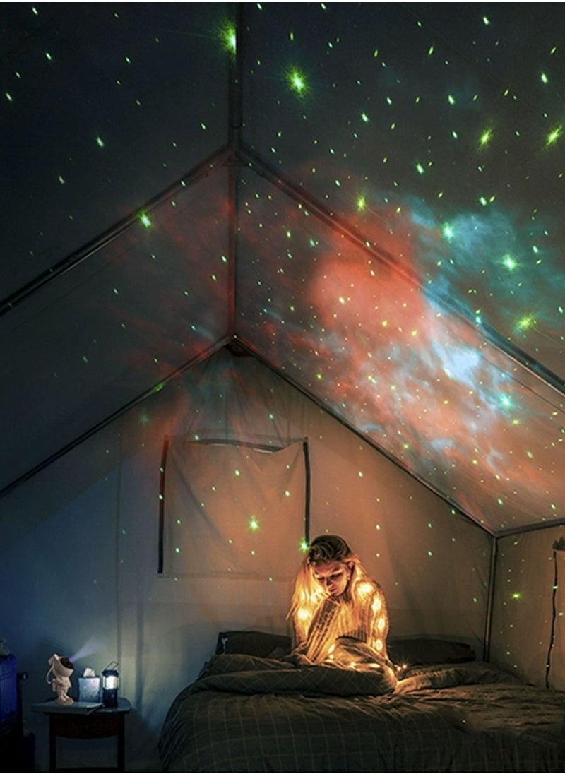 Generic - Astronaut Starry Sky Projector Lamp USB Starry Ambience Lamp Astronaut Ornament - Image 1