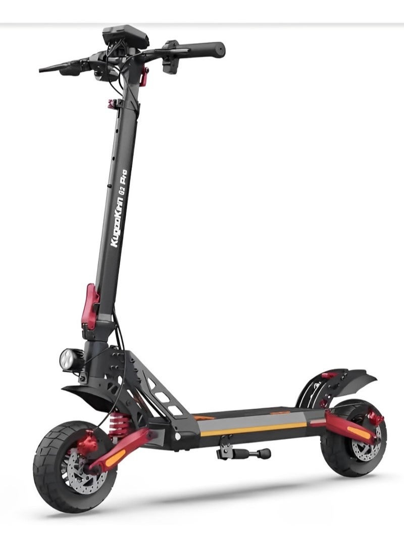 G2 Pro Electric Scooter - Big Display | BLUETOOTH | OFF Road Tires | 45 km/h Speed | 50 km Range | 800W 48V 15Ah | Dual Disc Brakes | Foldable E Scooter