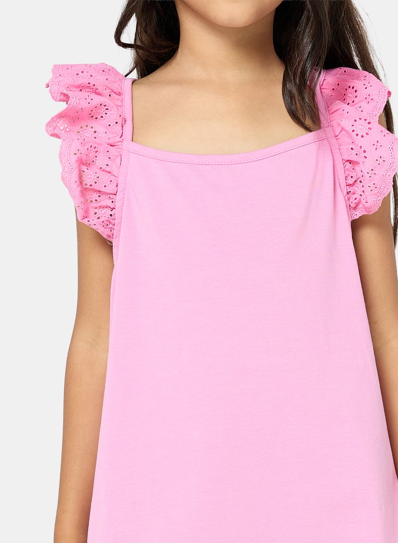 Panco Girls COTTON CANDY Athlete with Lace Detailed Sleeves - Image 3