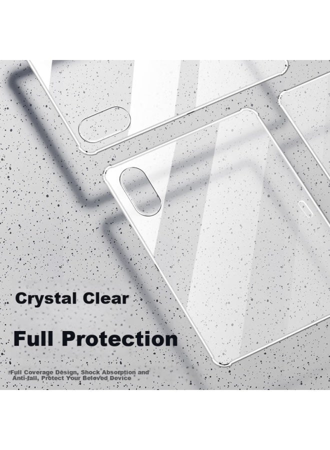 Freeson Protective Case For Honor Magicpad Tablet, 13-inch Full Coverage Shockproof With Four-corner Airbags, Anti-collision Crystal Clear Tpu Soft Shell, Transparent - Image 2