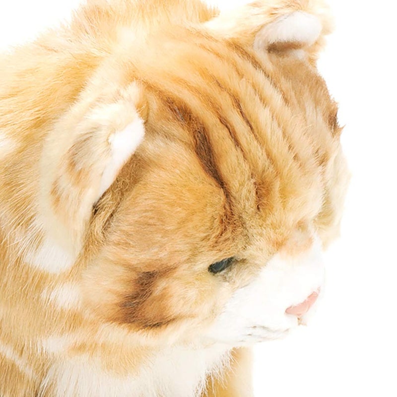 DEMDACO Large Maine Coon Cat Striped Ginger Children's Plush Stuffed Animal Toy - Image 4