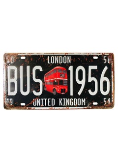 LINGWEI Metal Wall Plate Tin Sign Metal Poster Plate Painted Modern Design Car Plate Tin Metal Wall Art Signs Cafe Thick Tinplate Wall Decoration Print Poster  - Image 3