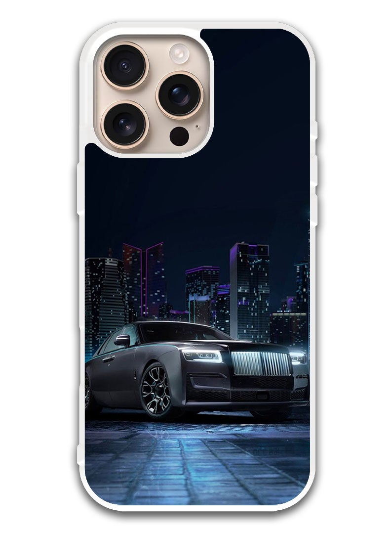 Theodor Protective Case Cover For APPLE IPHONE 16 Pro Car (5) (White Bumper) - Image 1