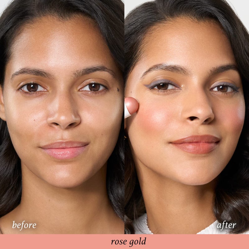 Julep Skip The Brush Cream to Powder Blush Stick - Rose Gold - Blendable and Buildable Color - 2-in-1 Blush and Lip Makeup Stick - Image 5