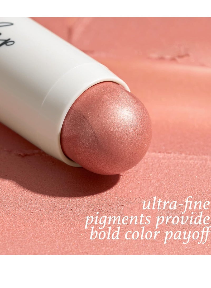 Julep Julep Skip The Brush Cream to Powder Blush Stick - Rose Gold - Blendable and Buildable Color - 2-in-1 Blush and Lip Makeup Stick - Image 3