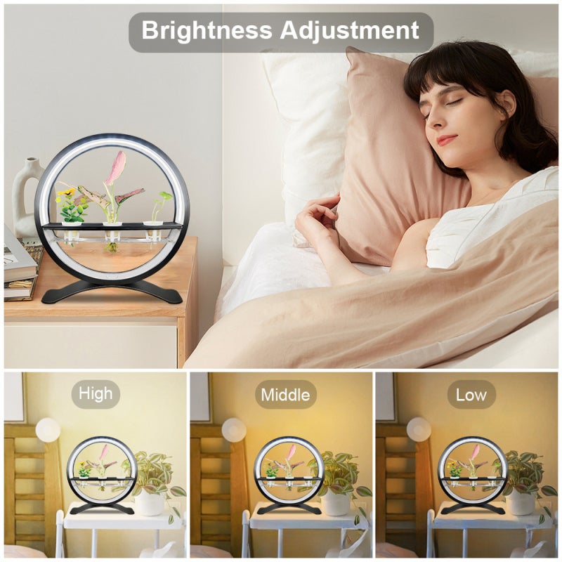 Decorative Fountain: Black USB Powered Full Spectrum Light - Customizable Lighting Plant Growth Light for Indoor Home Bedroom Office Garden - Image 4