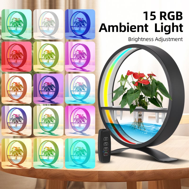 Decorative Fountain: Black USB Powered Full Spectrum Light - Customizable Lighting Plant Growth Light for Indoor Home Bedroom Office Garden - Image 2