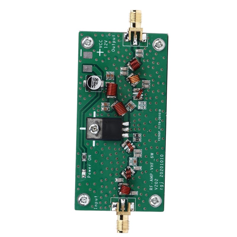 وحدة مضخم قوة راديو ترددي (Rf) بأبعاد 8×4 سم - نطاق ترددي واسع، وكسب عالي، ومتوسط ضوضاء منخفض - تيار خرج 6 واط، تغذية 12 فولت لبنيات أساس محطات الاتصالات المتنقلة وتطبيقات الاتصالات اللاسلكية - Image 5
