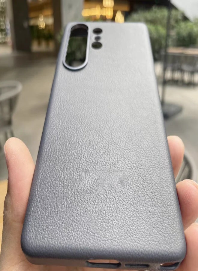 ارواق جراب هاتف Samsung Galaxy S25 Ultra 5G من الجلد الأصلي الفاخر، جراب هاتف كامل الحماية مقاوم للصدمات S25 Plus Ultra S25+، أزرق داكن - Image 2