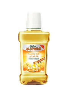 Dabur Miswak Germ Kill Mouthwash | Enriched with Al Arak | Alcohol-Free | Removes Germs & Prevent Cavity | For Fresh Breath - 250ml