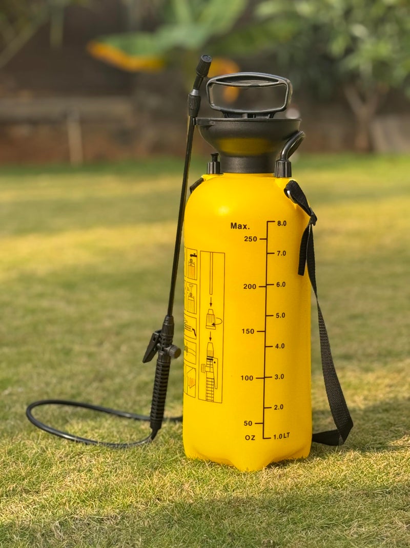 YUVCON Garden Spray Pump (8 Litre), Multi-Purpose Compression Sprayer for Gardening & Agriculture Spray Pump with Washer Set - Image 4