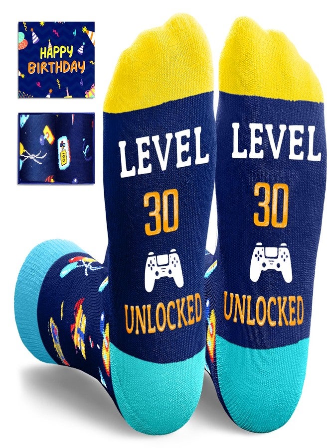 Zmart 30th Birthday Gifts Ideas - 30th Birthday Socks for Teens, Gifts for 30 Year Old Men - Image 1