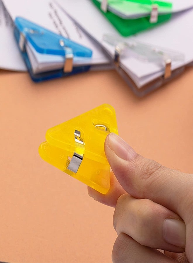 KARTUNBOX Triangle Paper Clip for Books/Stationery Triangle Page Holders/Cute Book Clips for Students/Strong Grip Book Page Holder/Office Page Holding Clips/Study Notebook Page Holder(Pack of 10) - Image 5