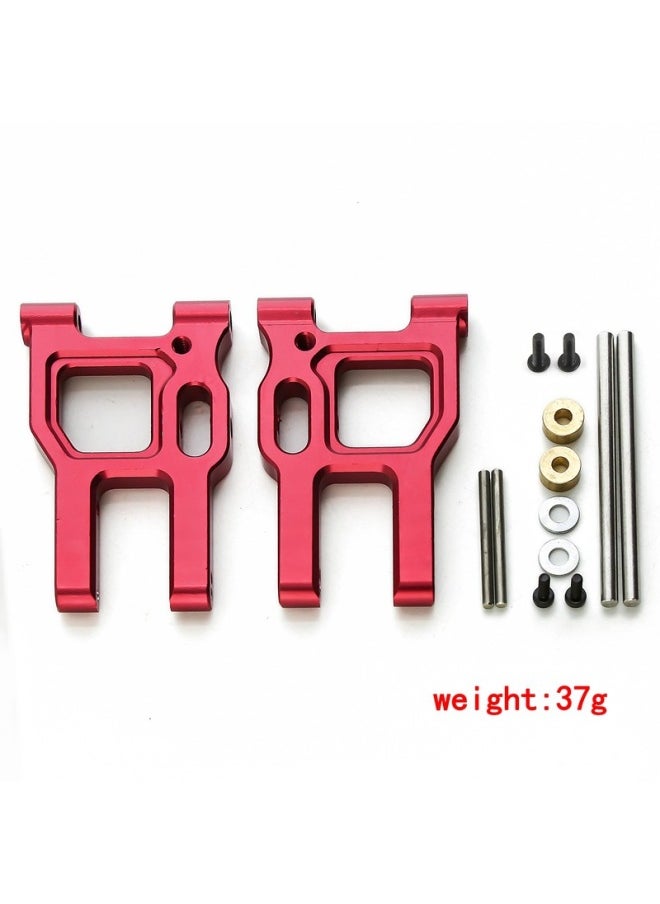 Generic - LC Racing PTG-2 Tensile Metal Upgrade Kit Front And Rear Swing Arm Steering Rear Axle C Seat Bolt Bearing-Color:Red Front Swing Arm - Image 1