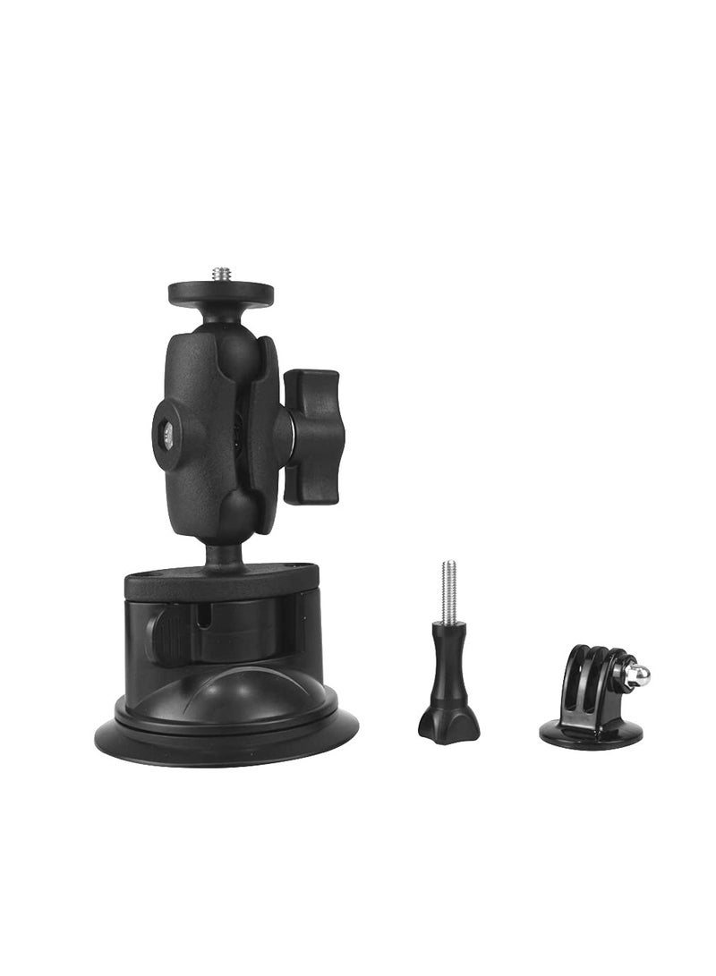 SYOSI KASTWAVE Camera Car Windshield Suction Cup Mount Compatible with for GoPro Hero 10 9 8 7 6 5 Black 4 Session Insta360 for AKASO Campark DJI OSMO Action YI Action Camera Car Dash Cameras - Image 1