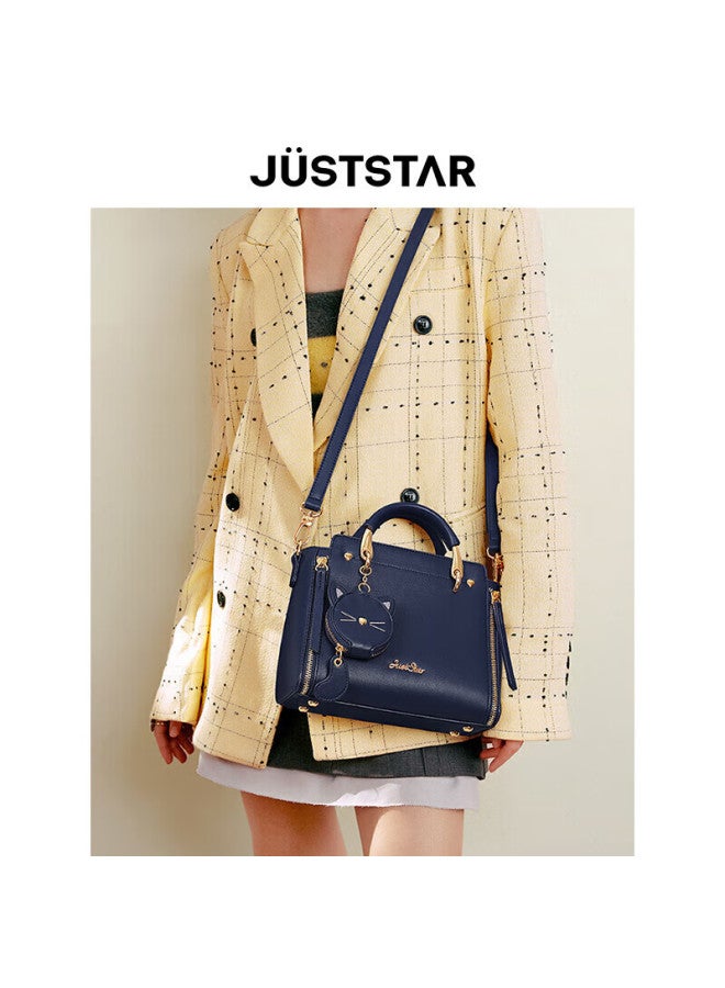 JUST STAR حقيبة يد نسائية Just Star، حقيبة كروس بودي جديدة فخمة خفيفة، حقيبة توت ذات مظهر راقي، حقيبة نسائية، هدية عيد الحب Qixi - Image 3