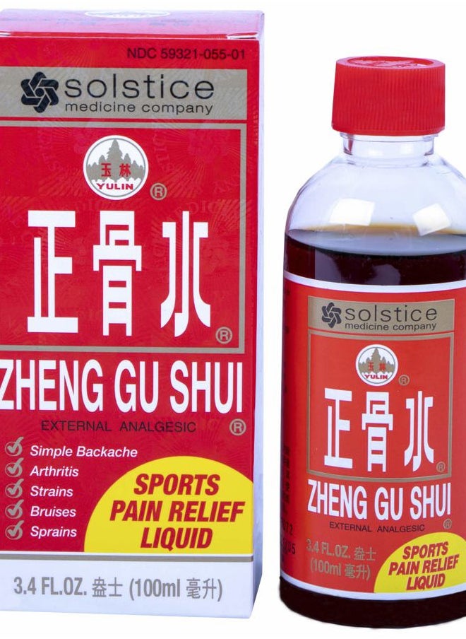 Solstice Medicine Company ZHENG GU SHUI - External Analgesic Lotion, 3.4 Oz  - Image 1