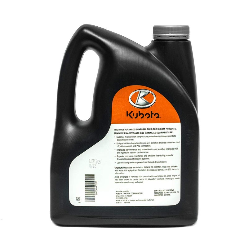 Kubota Super UDT2 Universal Trans-Hydraulic Fluid - 1 Gallon - Image 2