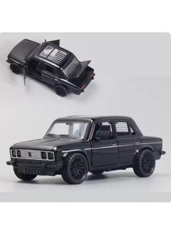 Realistic And Durable Diecast Metal Car - Race Car - Openable Car (Black)