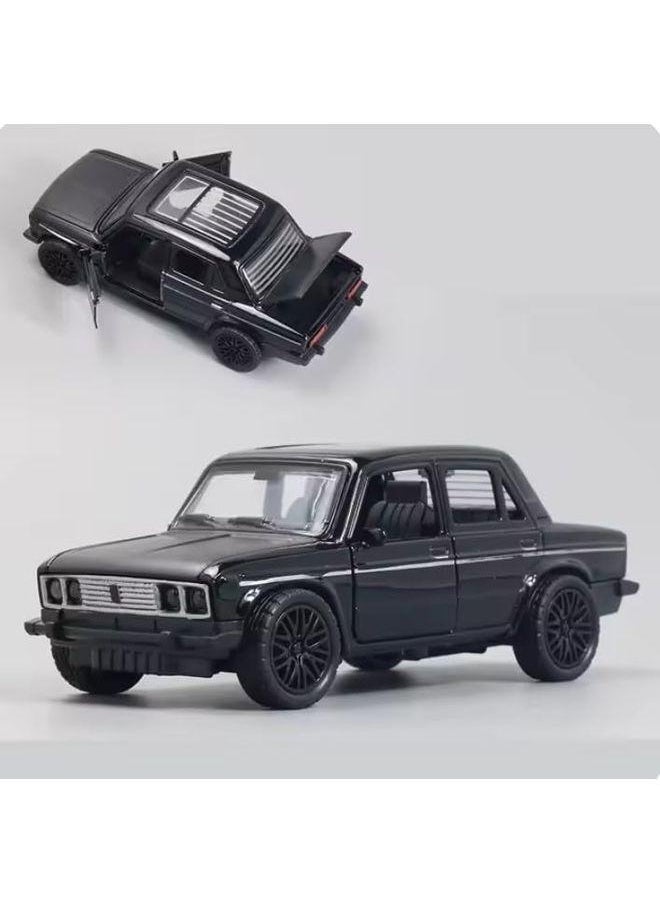 Generic - Realistic And Durable Diecast Metal Car - Race Car - Openable Car (Black) - Image 1