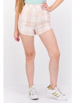 Women Plaid Basic Shorts, Pink Combo - pzsku/Z809356A2FC1C68A2B6FCZ/45/_/1737643135/572eebae-6c32-440b-908a-68bb56a7ba89