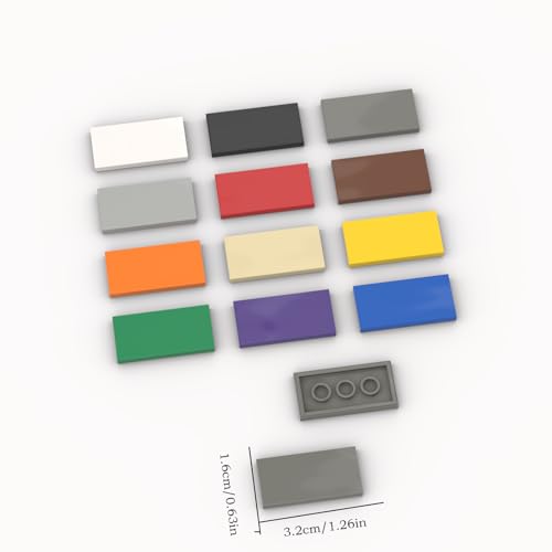 YUJHITP 100 Piece Black Building Tiles Bulk Assortment Pack 2x4 Tiles Accessories for Building Compatible with Lego Parts and Pieces - Image 5