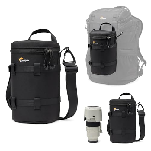 Lowepro ProTactic LCS 12 x 24 III Camera Lens Case Camera Lens Pouch Bag fits70200mm F28 with hood for DSLRMirrorless Cameras Vol25L Dim945x472x472in Camera Bag for PhotographerVideo - Image 1